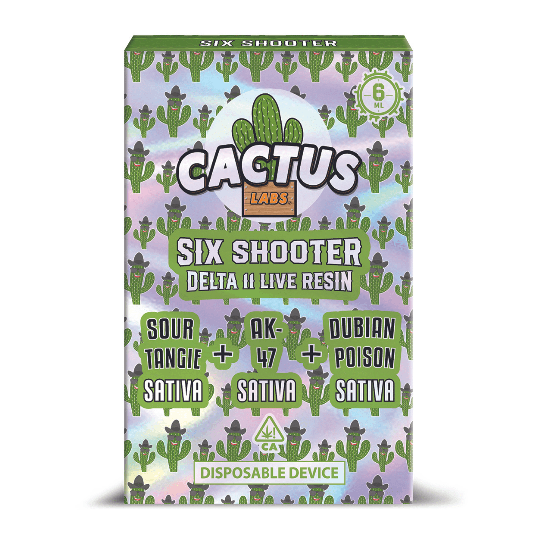 Cactus Labs Live Resin Six Shooter [6,000MG-D11]