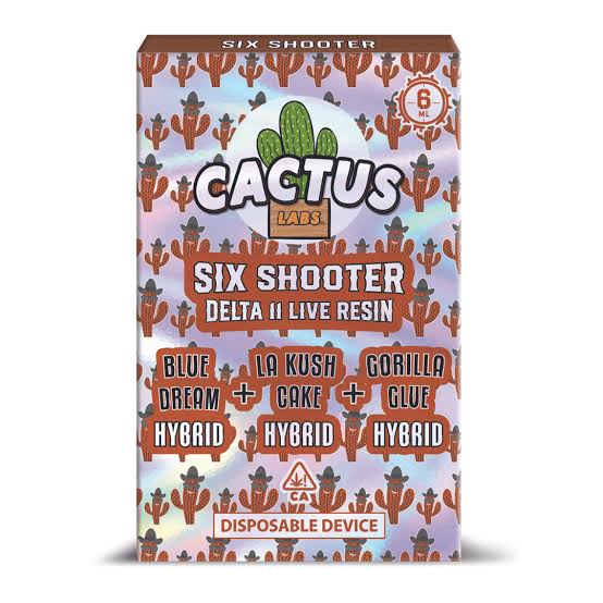 Cactus Labs Live Resin Six Shooter [6,000MG-D11]