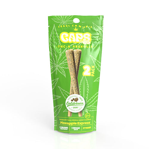 CAPS Indoor THC-A 1GM PRE-ROLLS [2PZ - 1G]