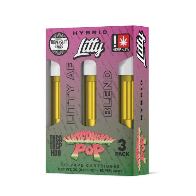 LITTY AF Blend - 3 PACK [D9/THCA/THCP]