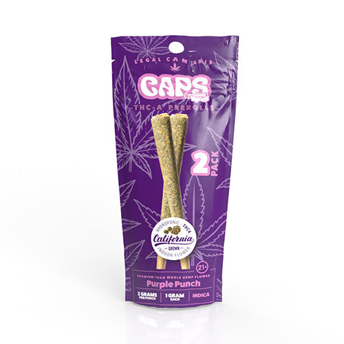 CAPS Indoor THC-A 1GM PRE-ROLLS [2PZ - 1G]