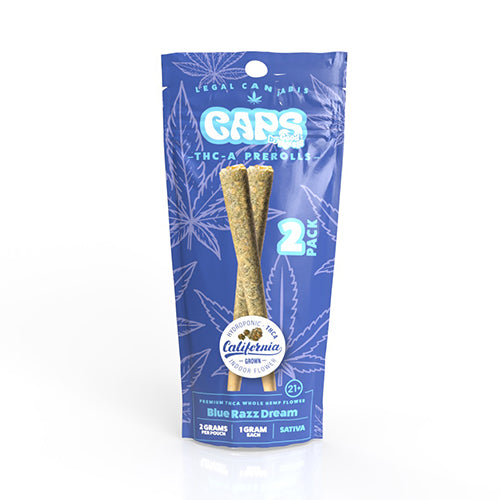 CAPS Indoor THC-A 1GM PRE-ROLLS [2PZ - 1G]