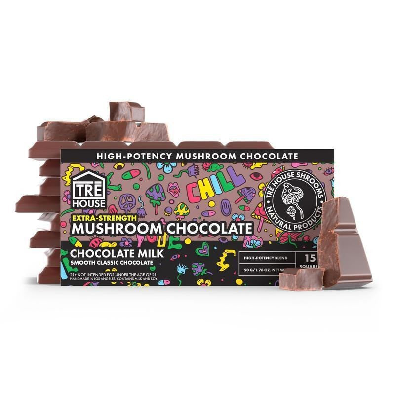 Extra Strength Mushroom Chocolate Bar - TRE House