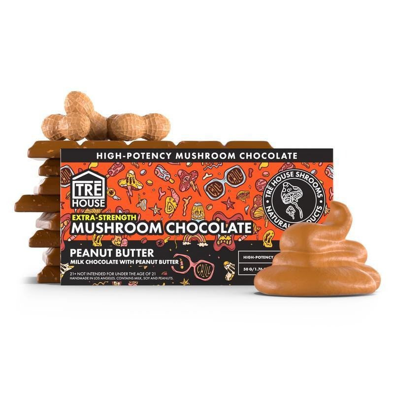 Extra Strength Mushroom Chocolate Bar - TRE House
