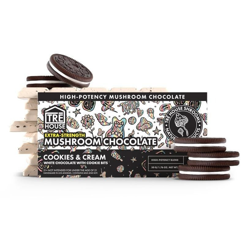 Extra Strength Mushroom Chocolate Bar - TRE House