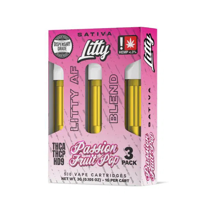 LITTY AF Blend - 3 PACK [D9/THCA/THCP]