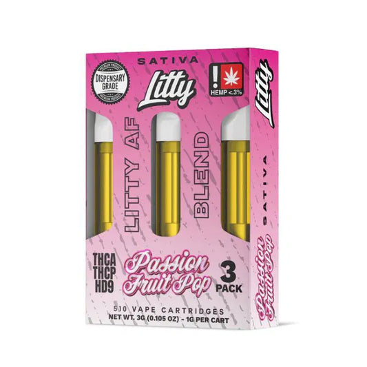 LITTY AF Blend - 3 PACK [D9/THCA/THCP]