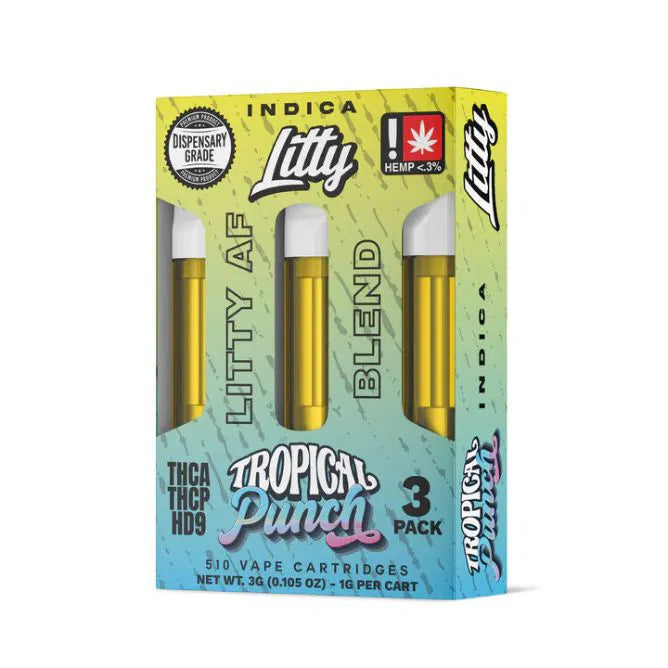 LITTY AF Blend - 3 PACK [D9/THCA/THCP]